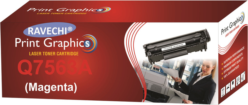 Ravechi 314A Q7563A Magenta Single Color Toner(Magenta)