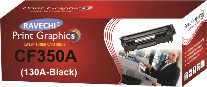 Ravechi 130A CF350A Black Single Color Toner(Black)