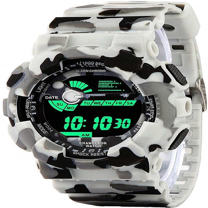 squirro Digital_White digital Digital Watch  - For Boys