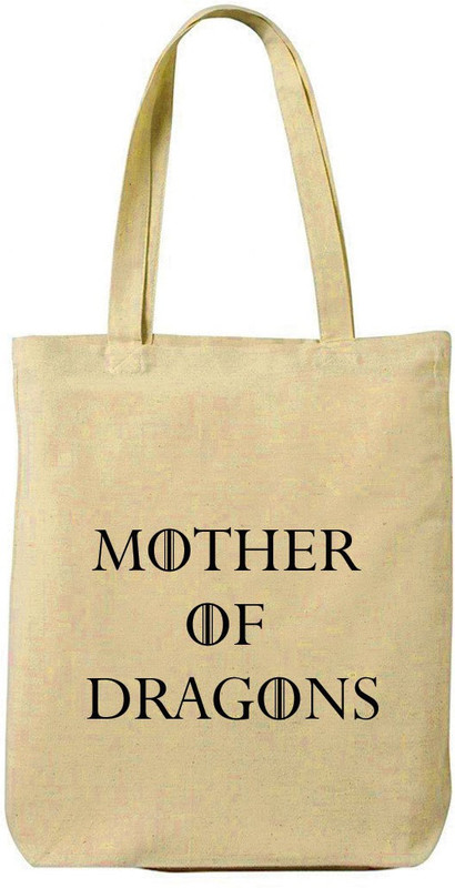 Hamee Mother of Dragons Multipurpose Bag(White, 15 L)