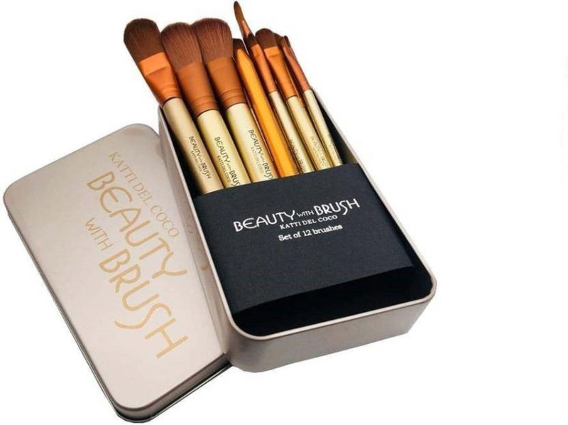katti del coco make up brush 12(Pack of 12)
