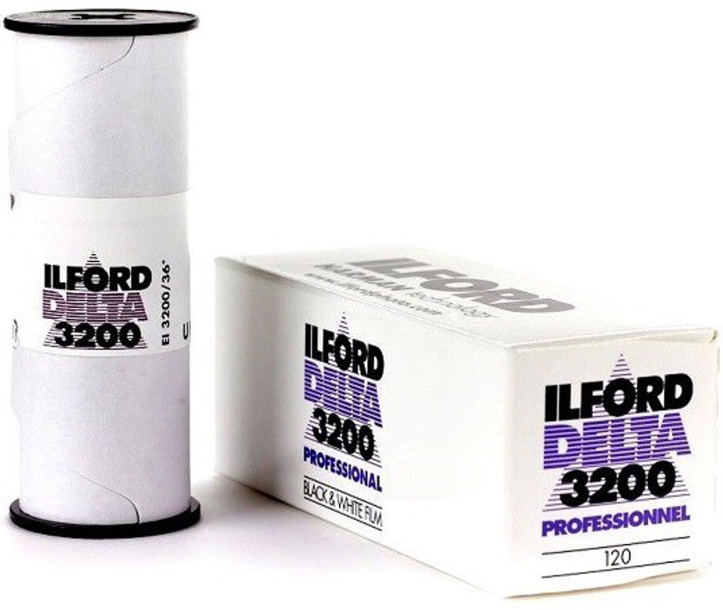 ilford DELTA 3200 BLACK AND WHITE ROLL {5 PACK} 120 FILM ROLL Film Roll(No 120 ISO Pack of 5)