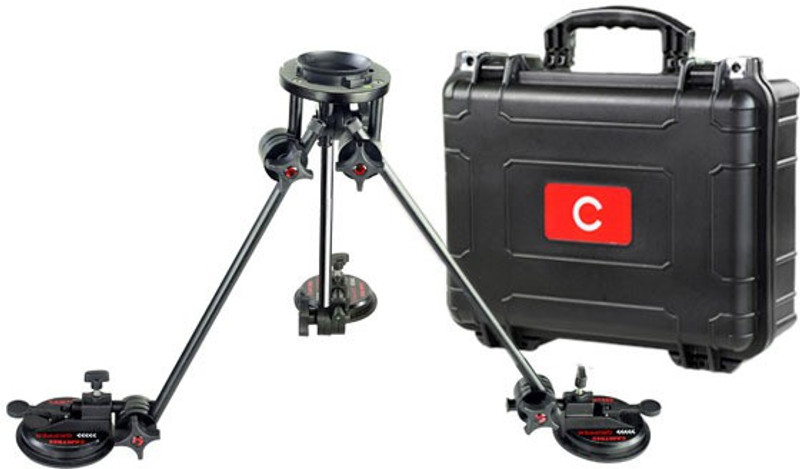CAMTREE Gripper Car Suction Mount with Hard Case payload capacity upto 6kg for DSLR DV HDV Video Movie film Shoot Camera (C-G-10) Camera Rig