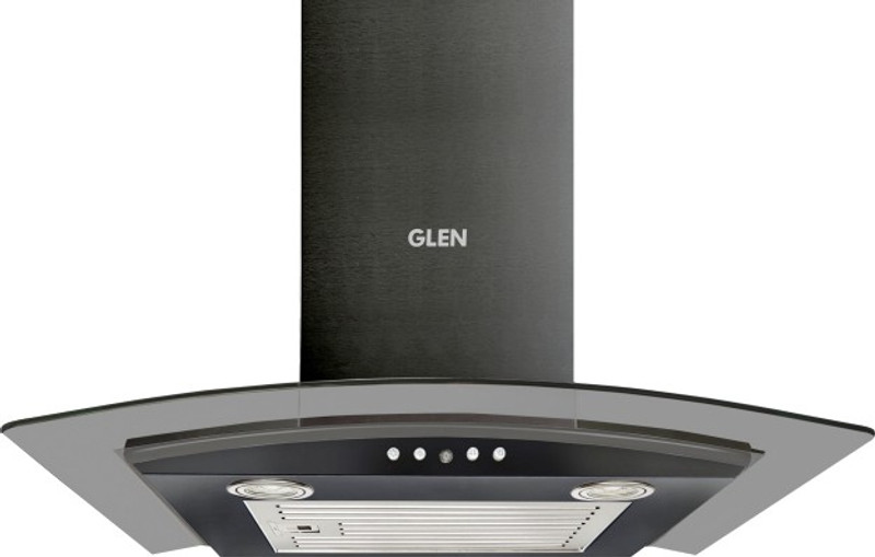 GLEN Cooker Hood 6071 BLK EX 60cm 1000m3 SS LTW...