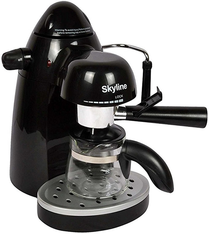 Skyline VT-7003 6 Coffee Maker(Black)