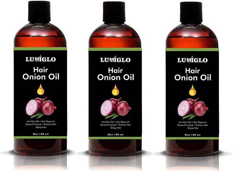 lumiglo ONION PACK OF THREE Hair Oil(300 ml)