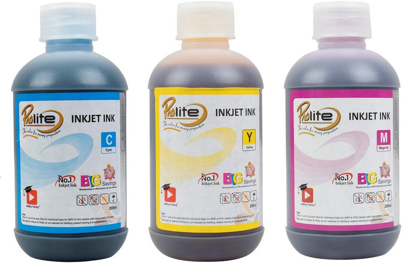 ProDot IP-HQ05-D3C Cyan, Magenta and Yellow Printer Refill Inkjet Cartridge Ink Kit for HP and Smsung Multi Color Ink(Magenta, Cyan, Yellow)