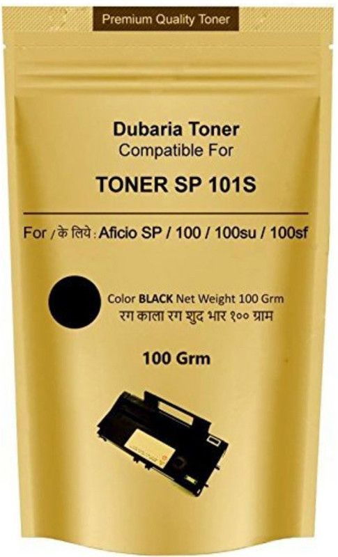 PPS Toner Powder Pouch Compatible for Use in Ricoh SP212SNw Printer- 100 Grams Single Color Toner (Black) Single Color Toner(Black)