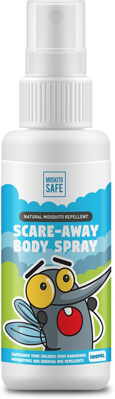 moskito safe Scare Away DEET Free Mosquito Repellent Spray 100ml Pack of 2(Pack of 2)