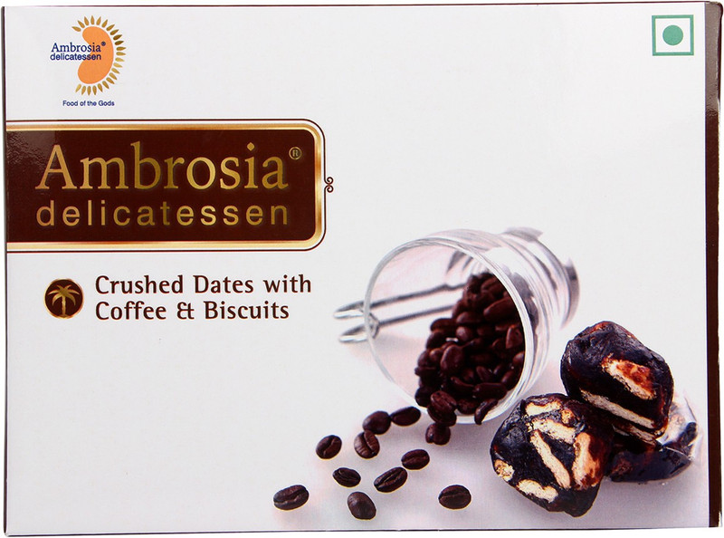 AMBROSIA DELICATESSEN Crushed Dates with Coffee and Biscuits Dates Box(250 g)