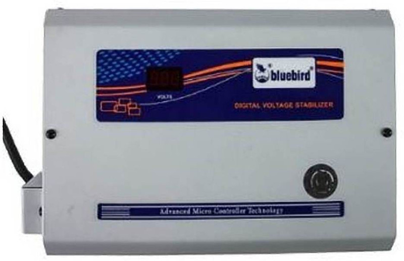 Bluebird BLUE BIRD 5KVA 130-280V COPPER WOUNDED VOLTAGE STABILIZER VOLTAGE STABILISER(Grey)