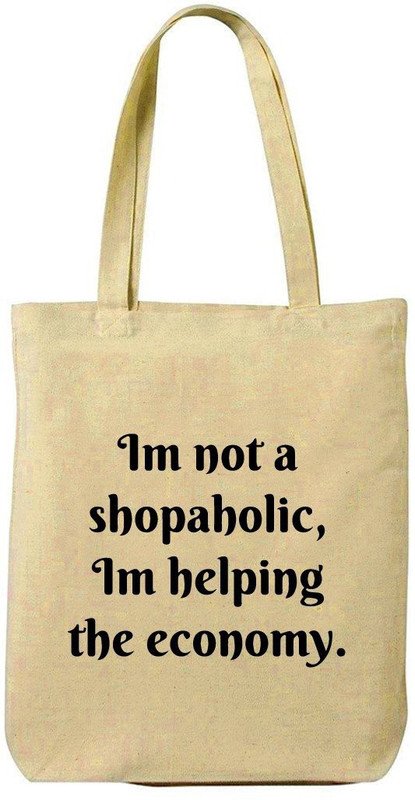 Hamee Shopaholic Multipurpose Bag(Beige, 15 L)