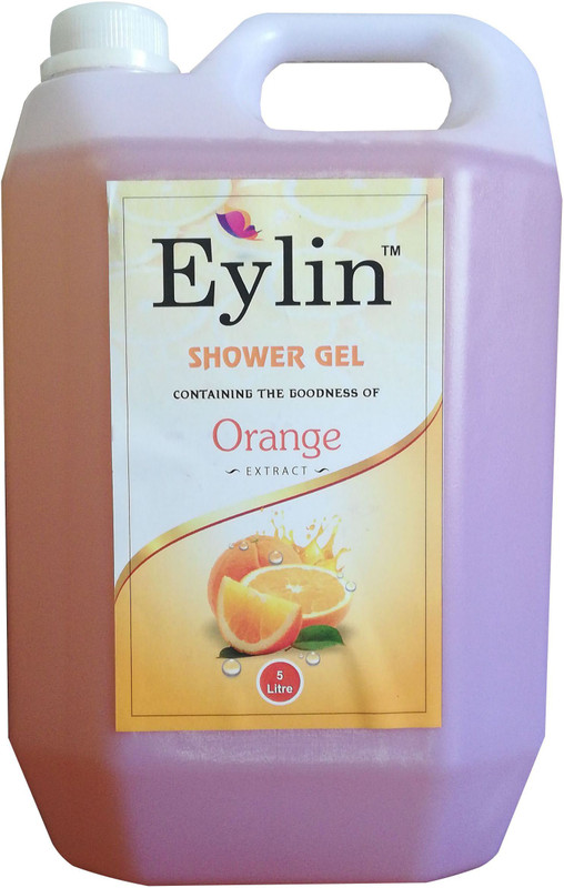 eylin PREMIUM SHOWER GEL: 5 LITRES CONTAINING ORANGE EXTRACTS & A RAVISHING ORANGE FRAGRANCE(5000 ml)