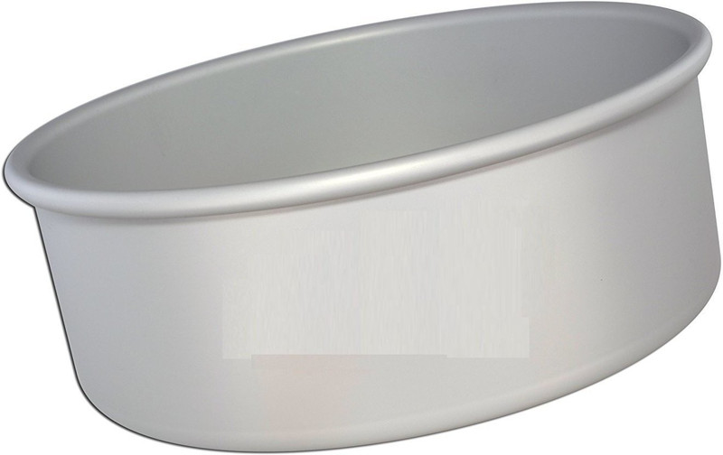 Inditradition Round Cake Pan Tin | Baking Mould | Non-Stick, Removable Base, Microwave Safe, Anodized Aluminium Full Cake Maker Cake Maker