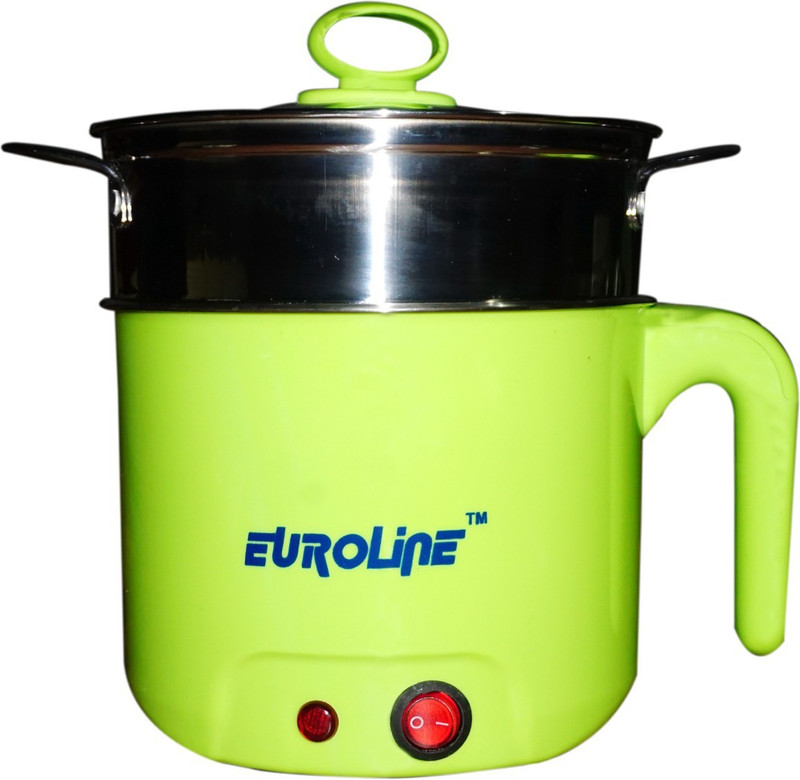 Euroline EL118 Egg Cooker, Food Steamer, Rice Cooker(1.8, Green)