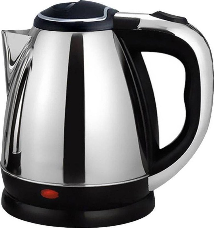 Kitchen india ™ 1.8 L Stainless Steel Quick Heating Tea - Water Boiler Heater Pot Electric Kettle (1.8 L, Silver) Electric Kettle(1.8 L, Black)