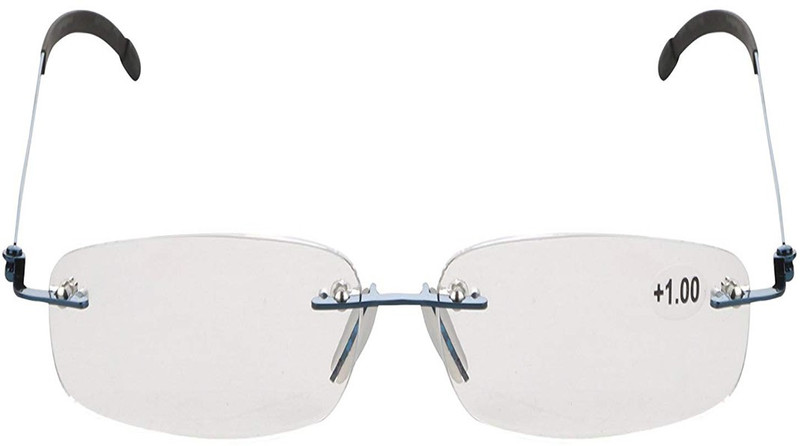 AEC Rimless (+1.25) Rectangle Reading Glasses(38 mm)