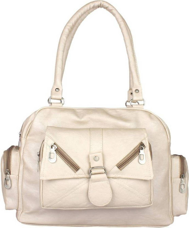 3ng Women Beige Shoulder Bag