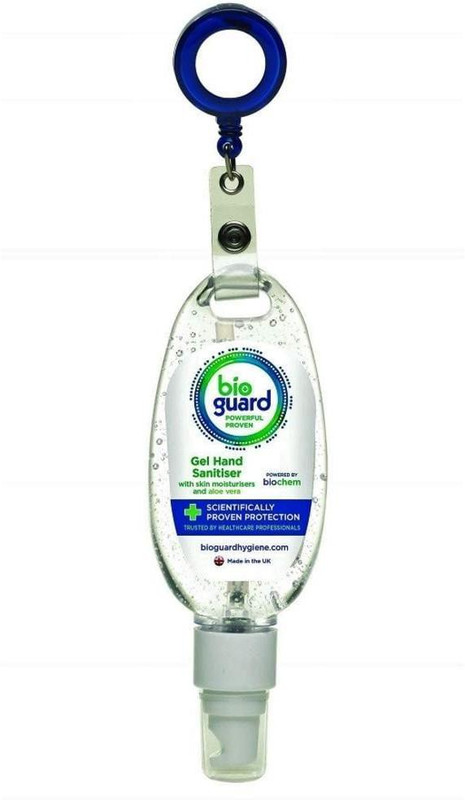 BioGuard Gel Hand Sanitiser (With Alcohol & Biochem Disinfectant) (No water required) 50ml Surgical Hand Gel Refill BG050 Pump Dispenser(50 ml)