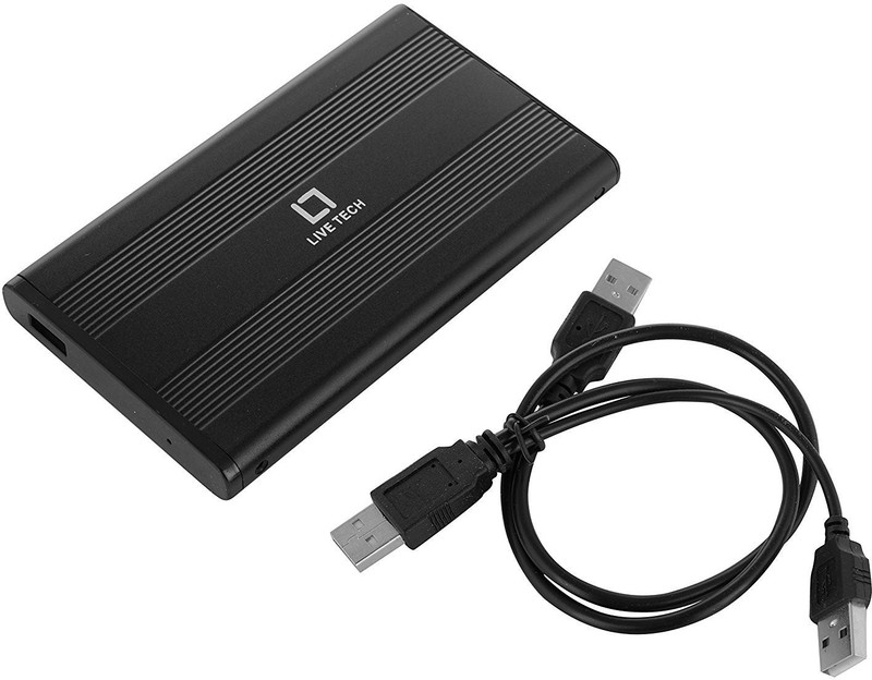 Live Tech LT 2.5 Laptop Ext Sata Casing 2.5 inch External(For Laptop, Desktop, Black)