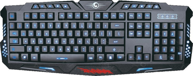 MARVO Scorpion Dark Night Black Light Wired Gaming Keyboard Wired USB Gaming Keyboard(Black)