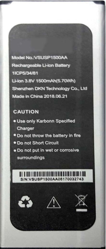 zooky Mobile Battery For Karbonn A1 Indian
