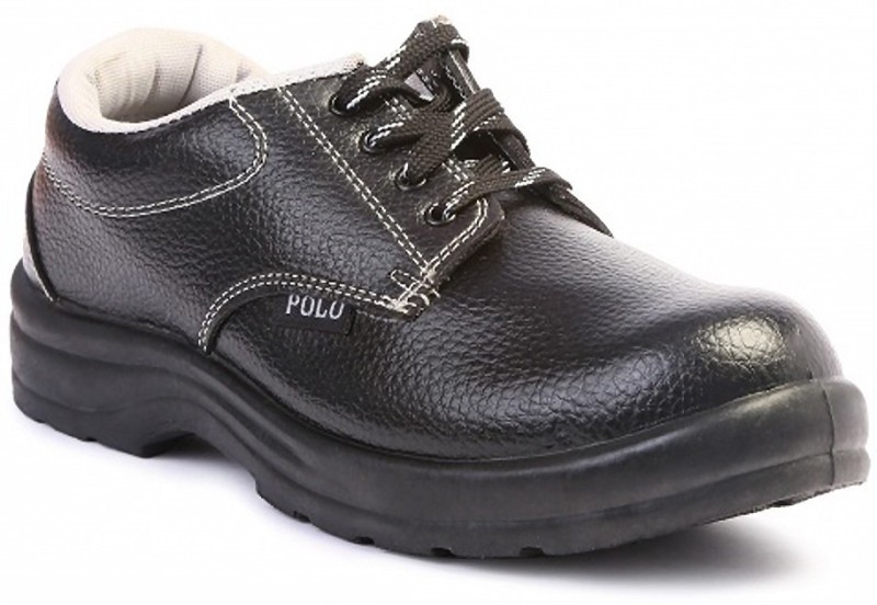 Polo 72 Steel Toe PVC Safety Shoe(Black, S1)