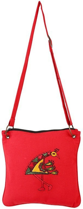I Village Red Sling Bag