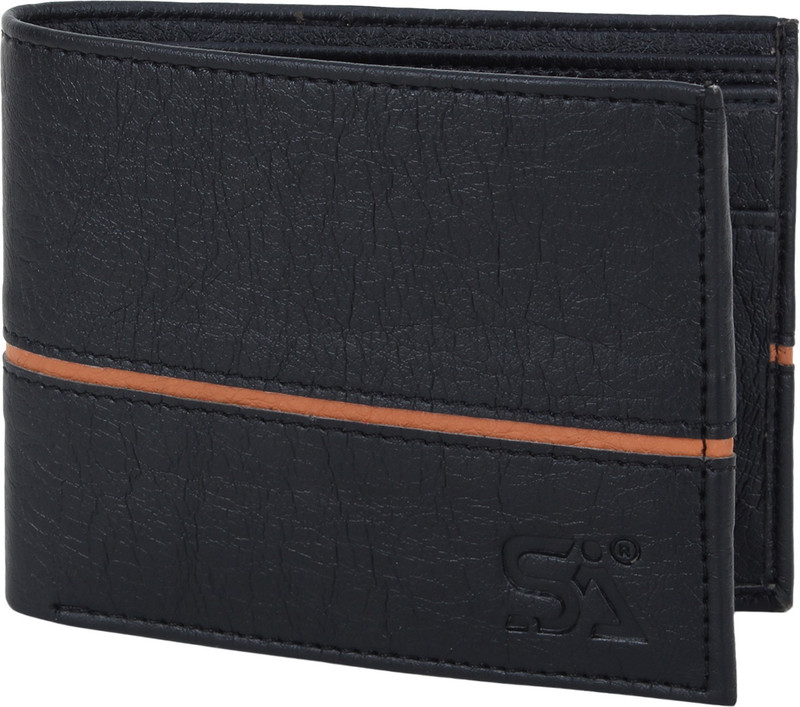 shahana art impex Men Casual Black Artificial Leather Wallet(3 Card Slots)