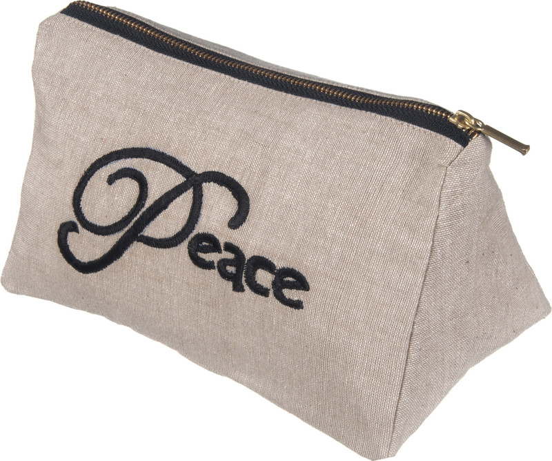 Kanyoga Cotton Chambray 'Peace' Embroidered Everyday Use Pouch (20 x 12 x 11 CM) Yoga Blocks(Multicolor Pack of 1) Kanyoga Cotton Chambray 'Peace' Embroidered Everyday Use Pouch (20 x 12 x 11 CM) Yoga Blocks(Multicolor Pack of 1)