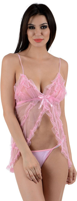 pretty moments Embroidered Babydoll