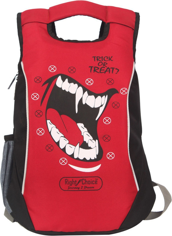 rightchoice Right Choice (2077) BLACK RED stylish tuff quality college school casual bag boy & girl 20 L Backpack(Red, Black)