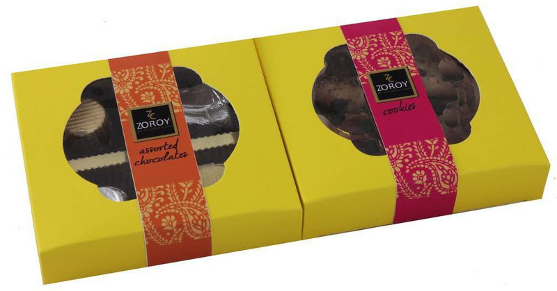 Zoroy Luxury Chocolate Diwali Set of 2 boxes of chocolates and dry fruits Fudges(40 g)