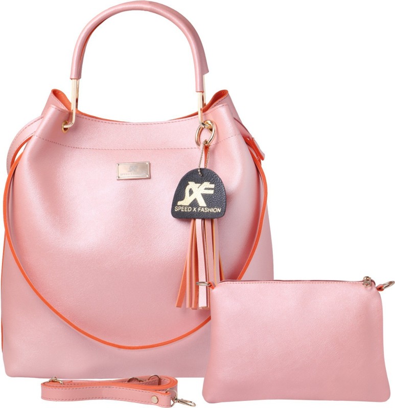 Speed X Fashion Women Pink Hand-held Bag