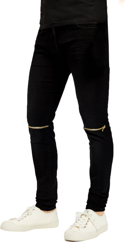 damler Slim Men Black Jeans