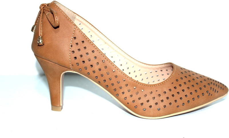 femina Women Tan Heels