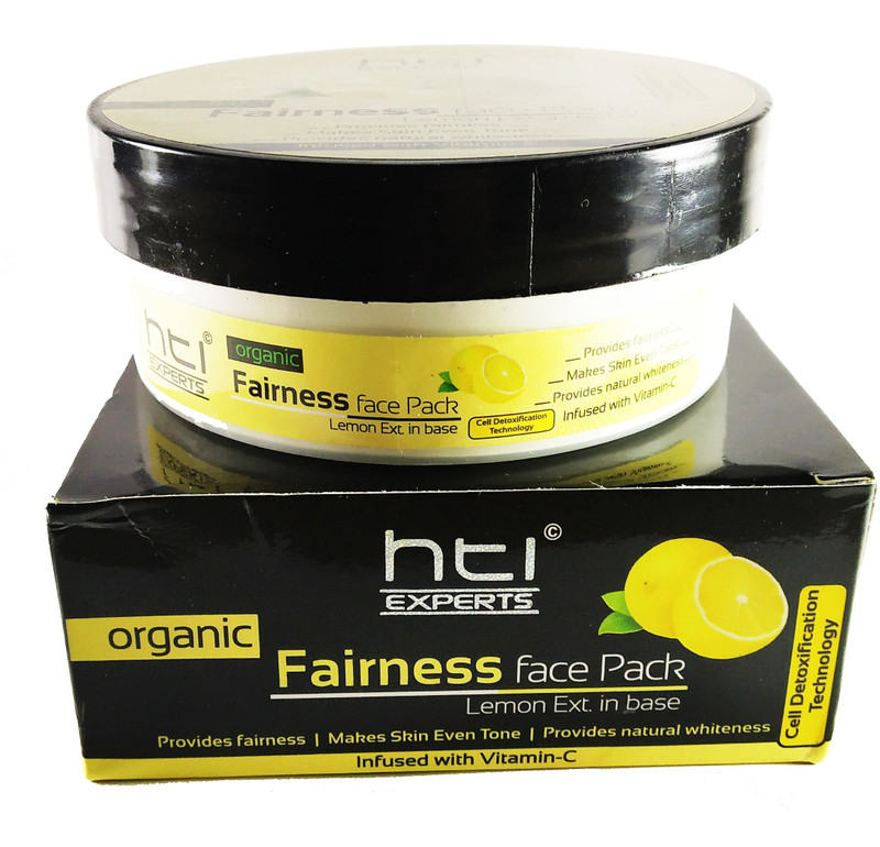 hti experts Organic Fairness face Pack (Lemon Ext. in base)(250 g)