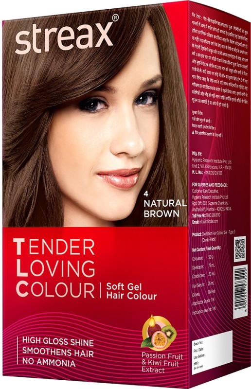 Buy Streax Tender Loving Soft Gel Hair Colour Natural Black Hair Color(1)  Online at desertcartCayman Islands