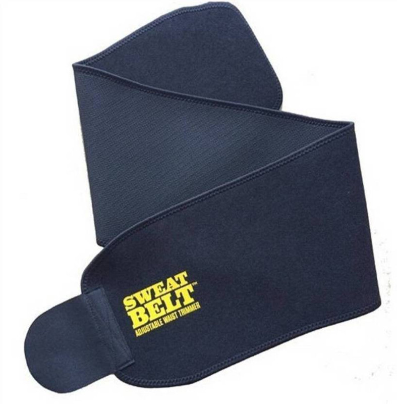 raienterprises sweat support trimmer belt neoprene Slimming Belt(Black)