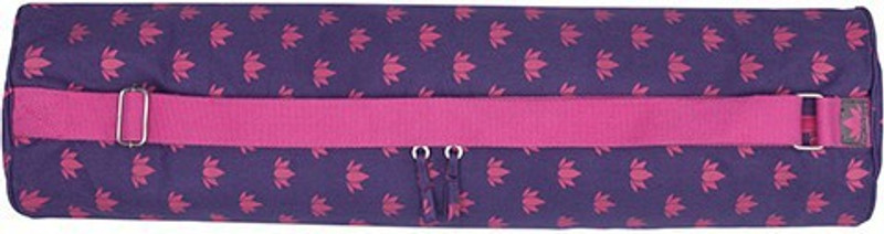 Kanyoga Om Padma Pink Lotus Printed Yoga Mat Bag (70 x 28 x 15 x 15 CM) (LxWxHxD cm) Yoga Blocks(Multicolor Pack of 1)
