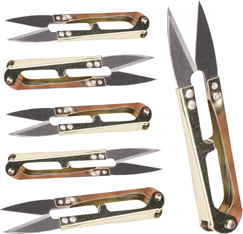 flayvia Combo 6pc Thread mini Golden -Nippers- Embroidery Sewing Snips Ultra Sharp Thread