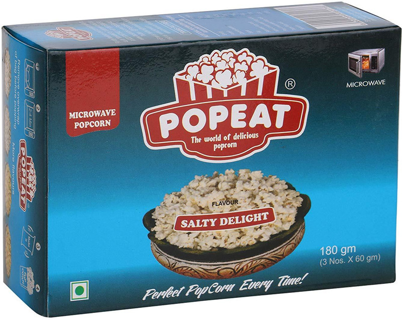 PopEat Salty Delight Salty Delight Popcorn(360 g, Pack of 2)