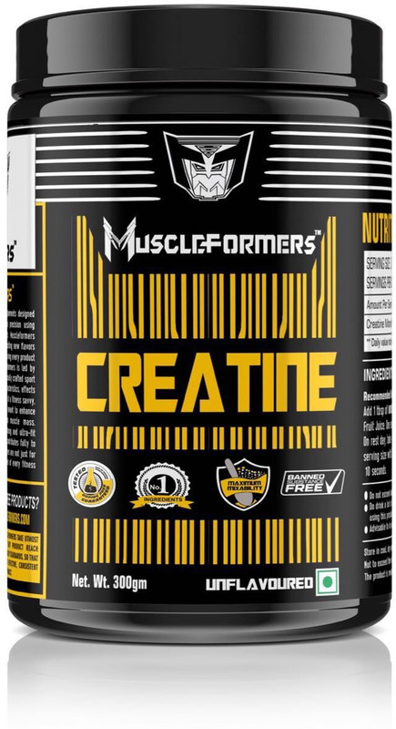 muscleformers Creatine Unflavored 300 gm Creatine(300 g, unflavoured)