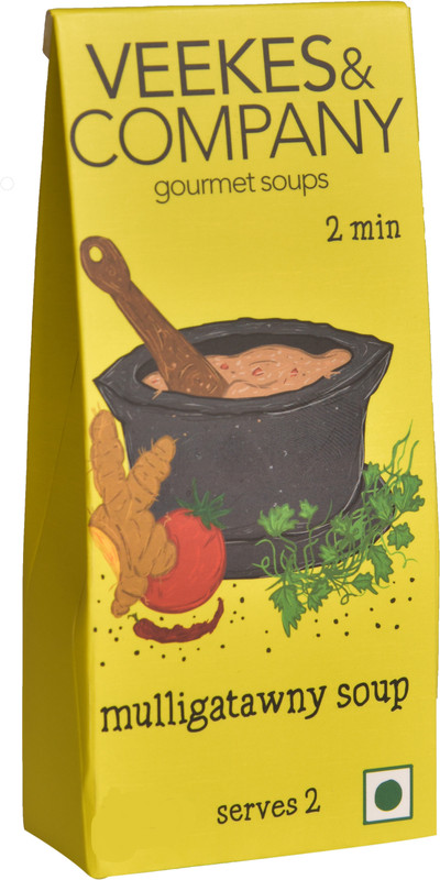 veekes and company Mulligatawny Gourmet Soup Mix 100 g(Pack of 4)