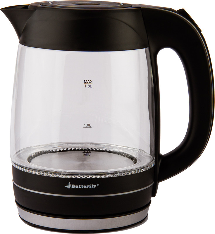 Butterfly EWK-06 Electric Kettle(1.8 L, Black)