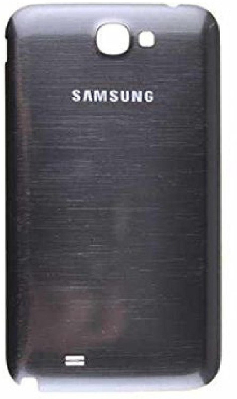 plitonstore Samsung Galaxy Note 2 Back Panel(Black)