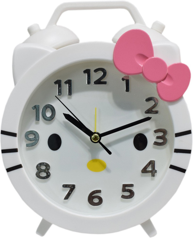 shophills Analog White Clock