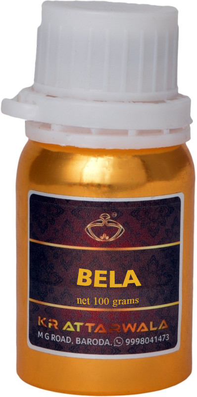 Kr Attarwala Bela Flower Fragrance Perfume Ittar Attar Oil - Bella Fresh Aroma 100ml - Bel Phool Floral Attar(Mogra)