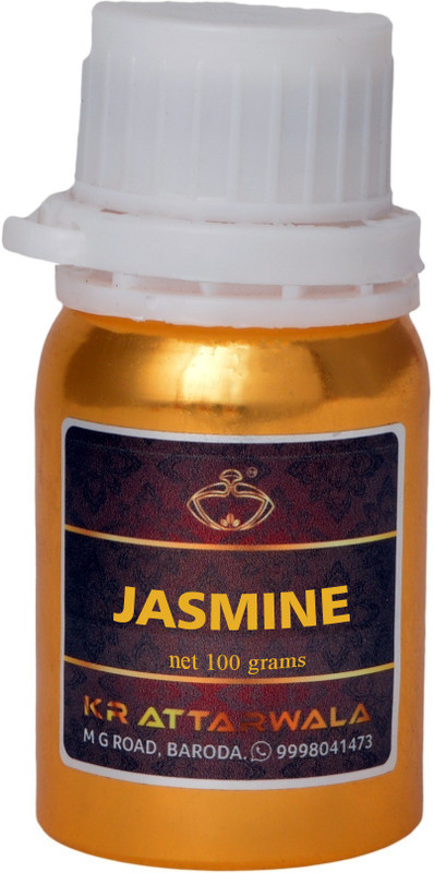 Kr Attarwala Jasmine Flower Fragrance Perfume Scent Ittar Attar 100ml - Sweet WhiteFlower Aroma Floral Attar(Motia/Jasmin)
