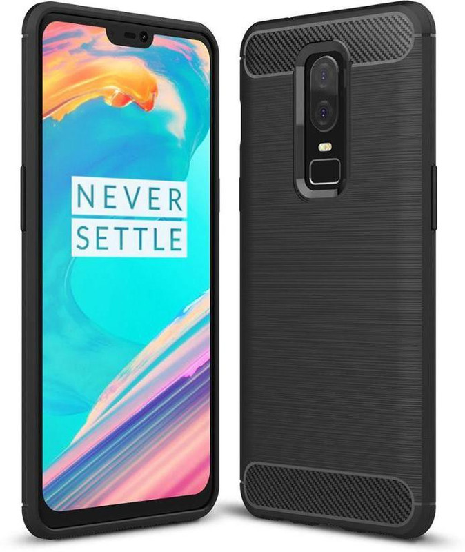 wemix technologies Back Cover for OnePlus 6(BLACK, Shock Proof)